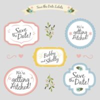 Aufkleberbögen für Werbung und Dekoration