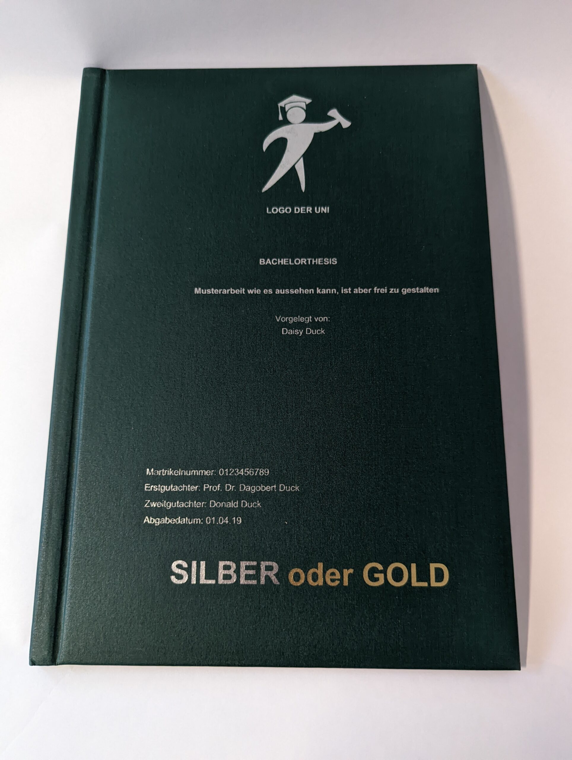 Diplom- / Masterarbeit Hardcover - Hochwertige Präsentation und Schutz für deine Abschlussarbeit – Bild 11