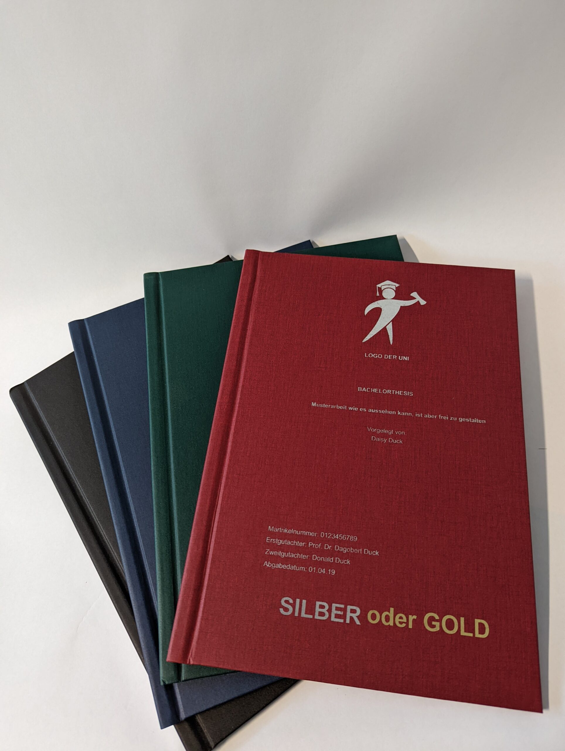 Diplom- / Masterarbeit Hardcover - Hochwertige Präsentation und Schutz für deine Abschlussarbeit – Bild 9