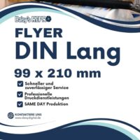 Flyer in DIN Lang