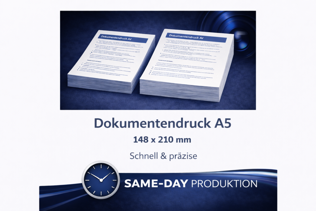 A5 Dokumentendruck in Farbe