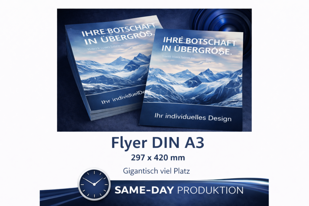Flyer in DIN A3