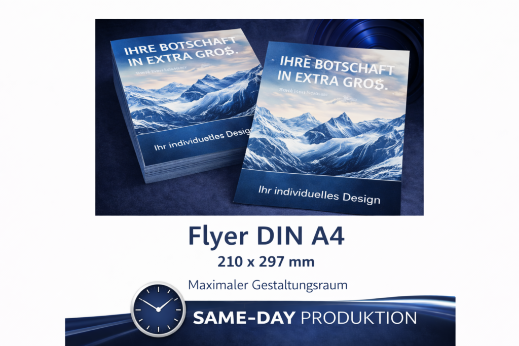 Flyer in DIN A4