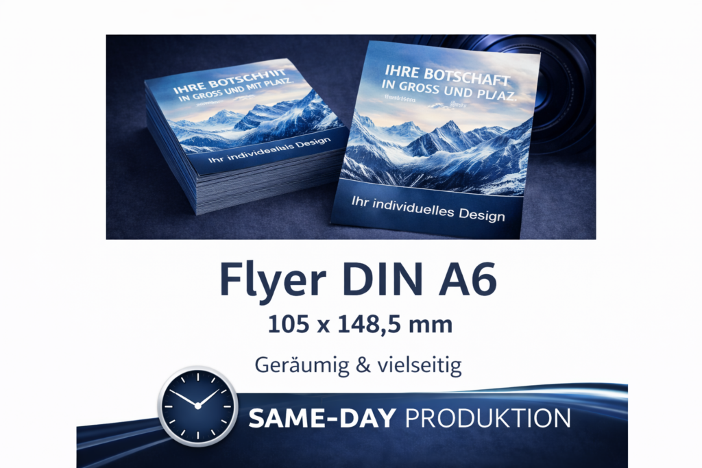 Flyer in DIN A6